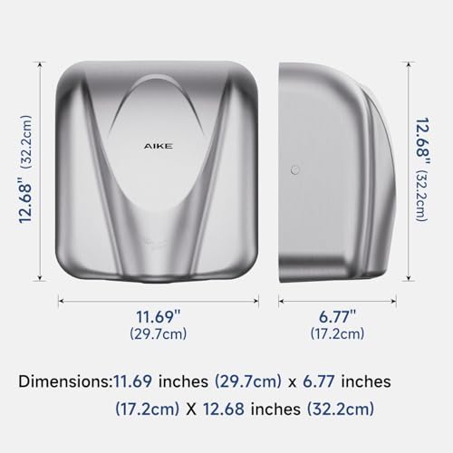 AIKE Elephant Power Hand Dryer AC110V-130V High Speed Auto Warm