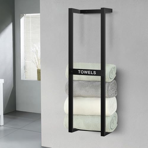 32 Inch Wall Mounted Towel Rack for Small Bathrooms