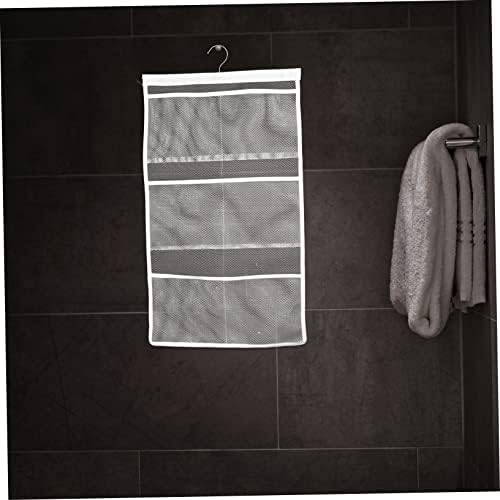 Hoement 6 Pocket Hanging Mesh Shower Organizer Bag