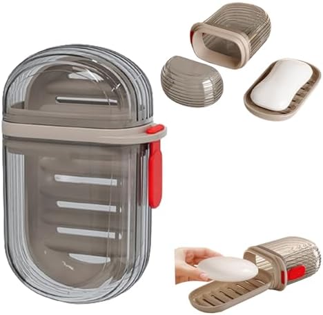 YAMSLAM Travel Soap Box with Leak Proof Bag