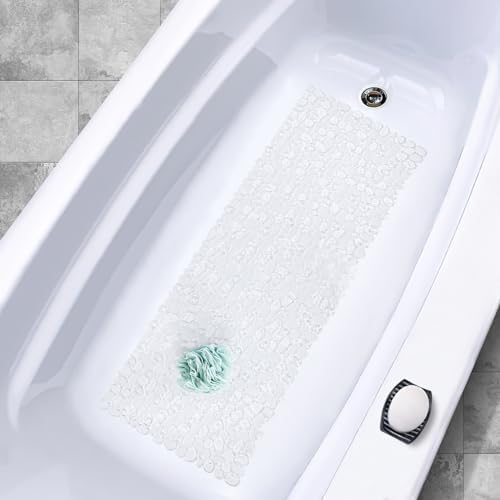 Non-Slip Bathtub Mat with Suction Cups and Drainage Holes