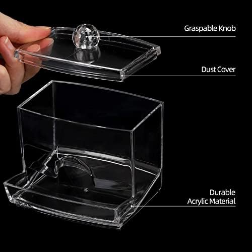 Tbestmax 10oz Cotton Swab Holder Dispenser