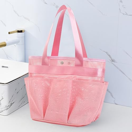 Mesh Shower Caddy with Upgraded Deep Pockets and 2 Handles