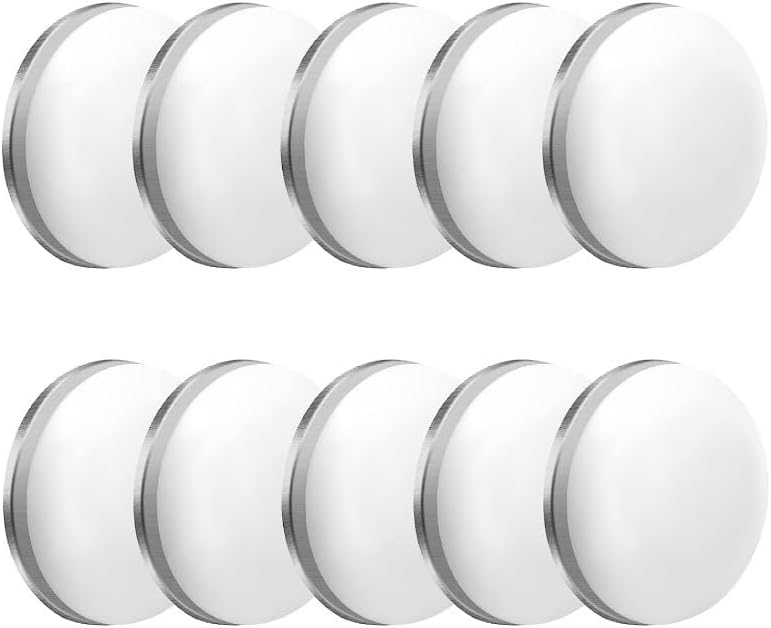 Galepromot 4Pcs White Magnetic Shower Curtain Weights