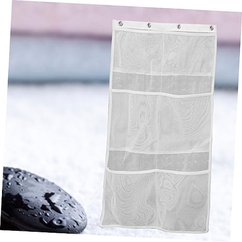 OFFSCH Hanging Mesh Shower Organizer Bag for Shampoo Conditioner and Toys