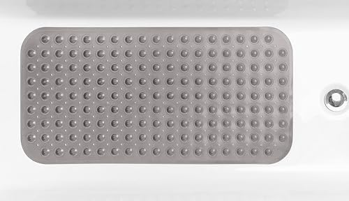TIKE SMART Medium Non-Slip Bathtub Mat 31x16 1