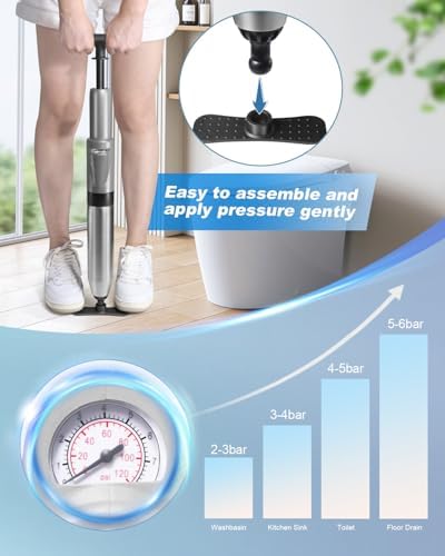 AUTOPkio Toilet Plunger with Real Time Barometer
