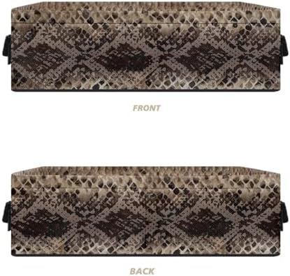 Snake Pattern Toilet Paper Basket with Handle