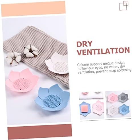 MAGICLULU 2Pcs Silicone Soap Holders with Drainage Design