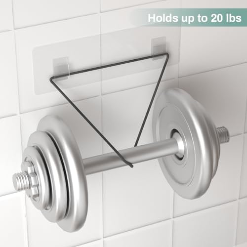 Oasiteege White Shower Caddy 2-Pack Adhesive Organizer