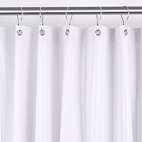 White 10G Heavy Duty Vinyl Shower Curtain Liner 36x72 Inches