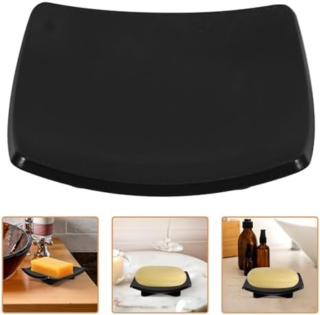 Cabilock Curved Soap Tray Reusable Bar Holder for Bathroom