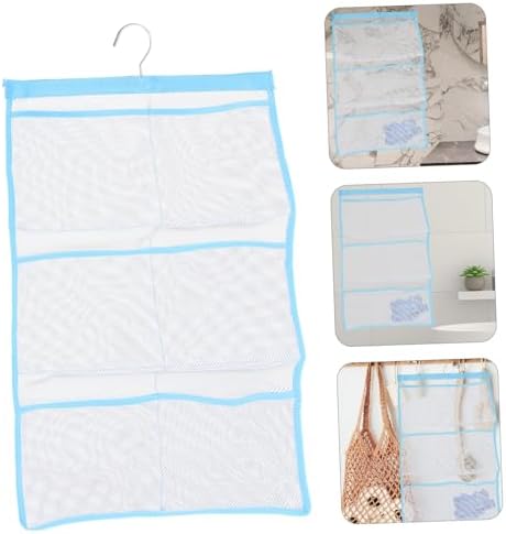 Alipis Mesh Shower Organizer for Shower Curtain Rings