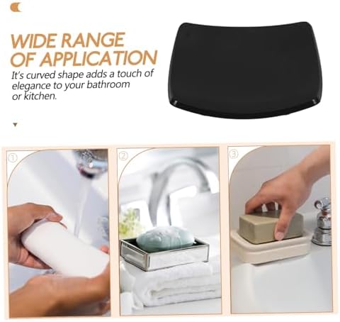 Zerodeko Oval Soap Dish Holder for Shower and Bathroom