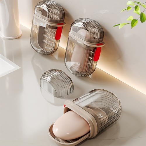 YAMSLAM Travel Soap Box with Leak Proof Bag