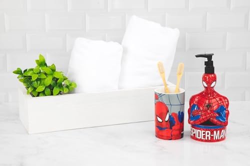 Marvel Spiderman Toothbrush Pencil Holder - Kids Bath Accessory