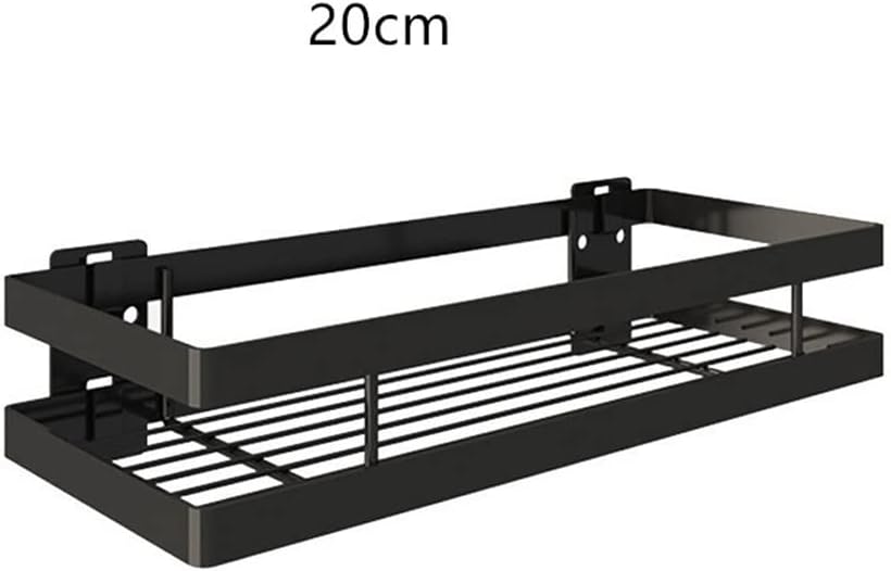 BAHELS Shower Caddy Bathroom Shelf Modern Black Design Durable and Easy to Clean