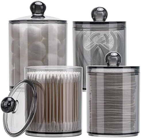 Tbestmax 4 Pack Qtip Holder Bathroom Organizer 1