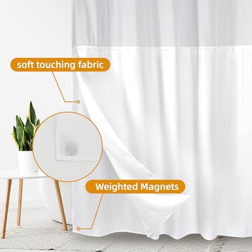 Black Waffle Wave Shower Curtain Liner Set