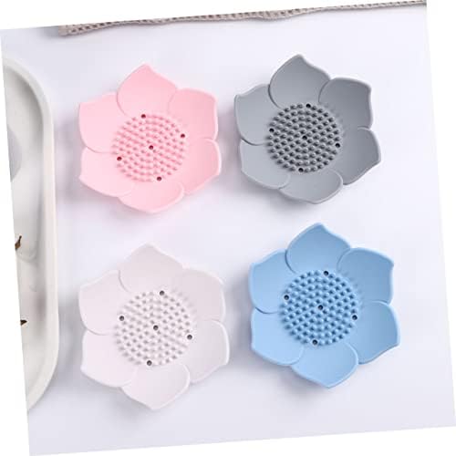 MAGICLULU 2Pcs Silicone Soap Holders with Drainage Design
