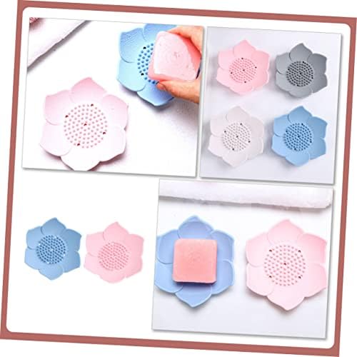 LIFKICH 2pcs Creative Soap Holders with Drainage Design