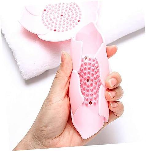 2PCS Silicone Soap Holders with Drainage Design