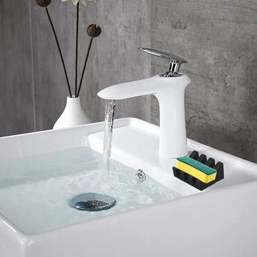 1Pcs Black Silicone Soap Holder for Bathroom and Kitchen
