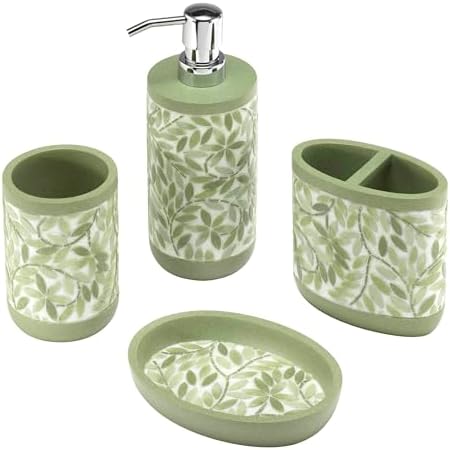 Avanti Linens Bath Set 4pc Resin Accessories 1