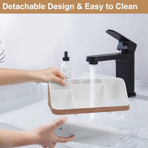 GFWARE Bathroom Organizer with 7 Slots and Drainage
