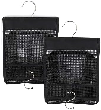 ABCISI Mesh Shower Bag with Hook Attachment Pack of 2