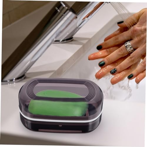Cabilock Portable Travel Soap Box with Leak-Proof Lid