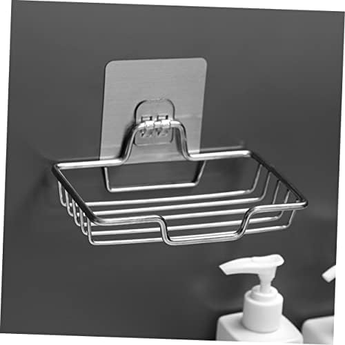 Stainless Steel Wall-Mount Soap Dish with Self Draining Design