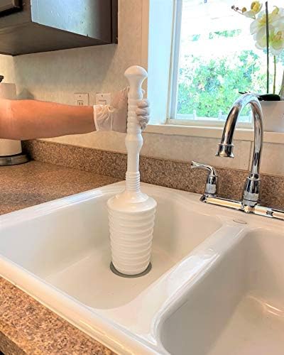 Master Plunger MP500-4T Heavy Duty Toilet Plunger Kit with Tall Bucket