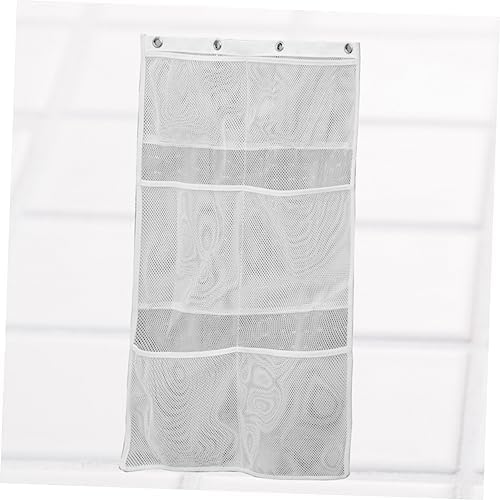 Parliky Hanging Mesh Bag Shower Organizer Storage Basket Pockets