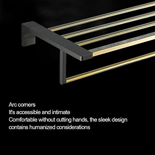 LeGDOr Bathroom Accessory Set with Copper Towel Bar