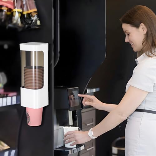 Molain Wall Mounted Cup Dispenser for 3oz-5oz Cups 1