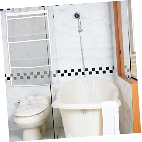 Hoement 6 Pocket Hanging Mesh Shower Organizer Bag