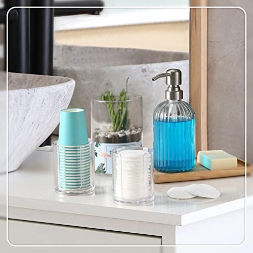 AOZITA 2 Pack Bathroom Cup Dispenser with Notch Design