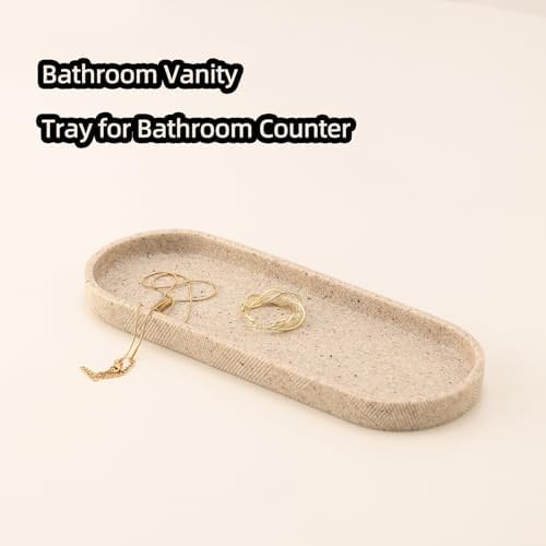Haocoott Bathroom Accessories Set 4 Pieces Modern Decor Beige