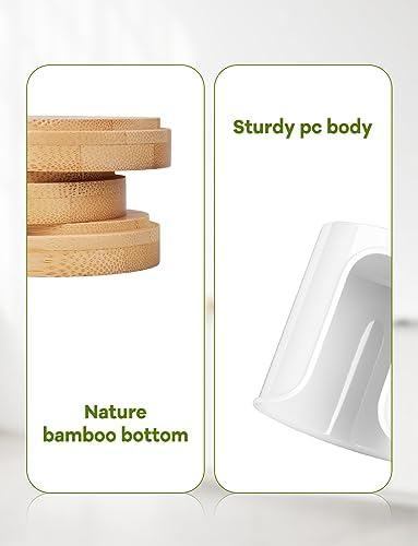 Bathroom Cup Dispenser - PCBamboo White Pack of 1 1