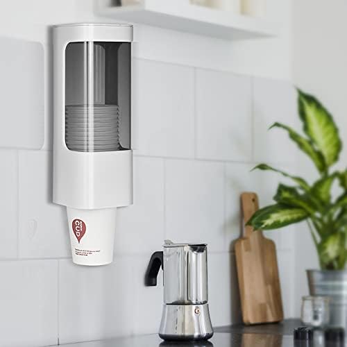 Haqaf Wall Mounted Cup Dispenser for Home Office and Gym