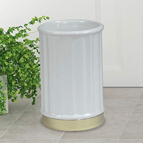 nu steel PAN5H Panache Ceramic Tumbler - White Gold Finish
