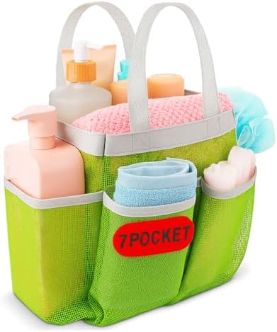 Handy Laundry Mesh Shower Caddy Bag - Green