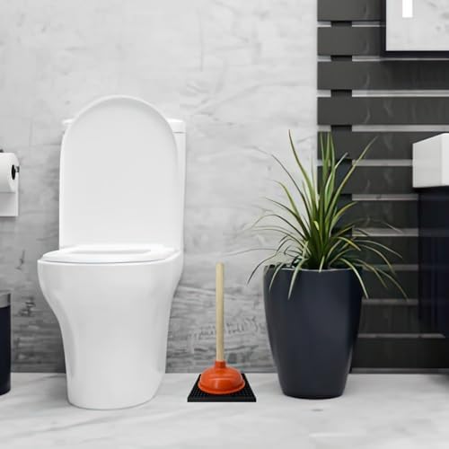 Alibazon Plunger Mat - Quick Drying Easy to Clean