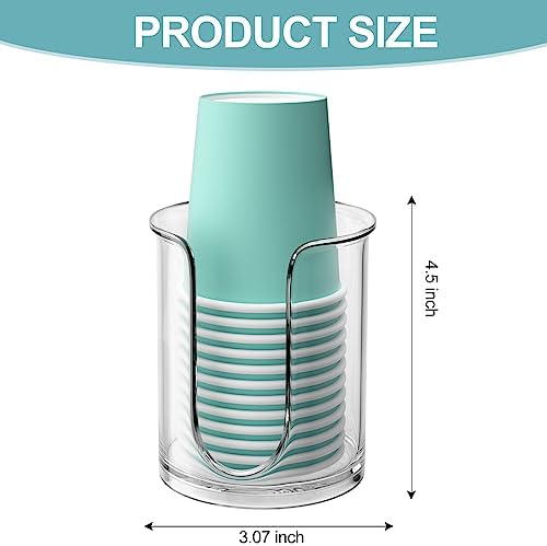 BYAWAY 2 Pack 5 oz Bathroom Cup Dispenser