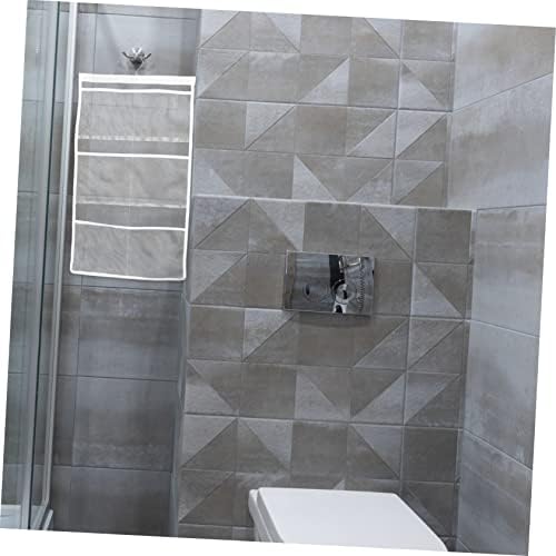 Hoement 6 Pocket Hanging Mesh Shower Organizer Bag