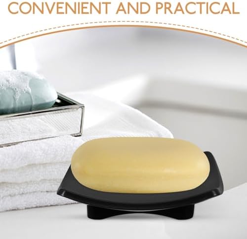 Cabilock Curved Soap Tray Reusable Bar Holder for Bathroom
