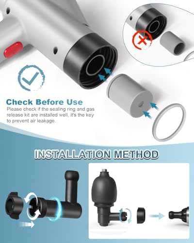 LIVEHITOP High-Pressure Toilet Plunger with Air Drain Clog Remover
