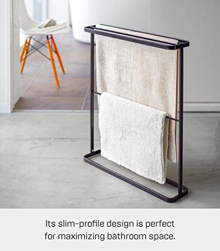 Yamazaki Home Bath Towel Racks - Modern Steel Storage Holder