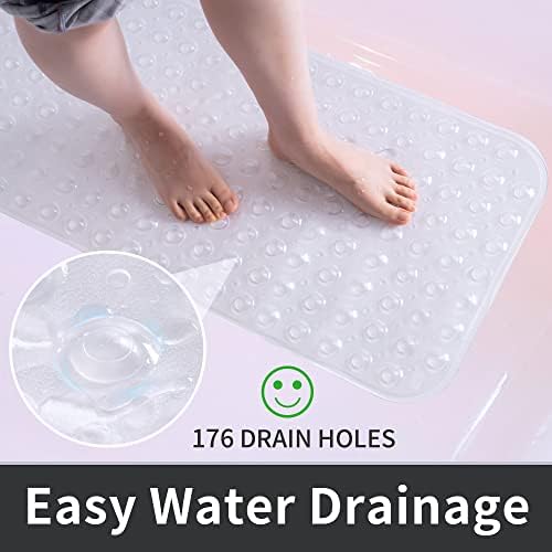 ROSMARUS Non-Slip Extra Long Shower Mat 16 x 39